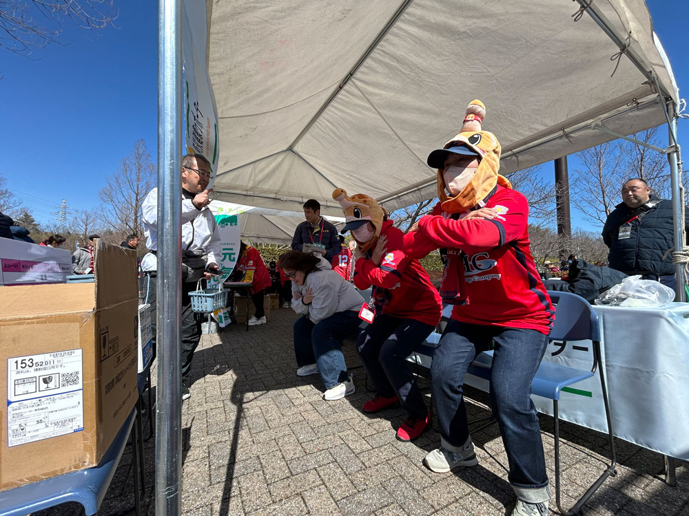 体力測定（CS30）の様子